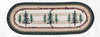 Earth Rugs OP-116 Tall Timbers Oval Table Runner 13``x36``