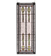 Meyda Lighting 68020 11"W X 30"H Spear of Hastings Stained Glass Window Panel