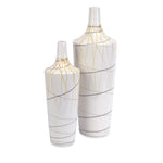 IMAX Worldwide Home Curasso Retro Finish Vases - Set of 2