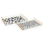IMAX Worldwide Home Pongo Acrylic Decorative Tray - Set of 2