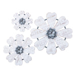 IMAX Worldwide Home Loraine Wall Flowers - Set of 3
