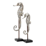 Imax Worldwide Home Salacia Seahorse Statuaries - Set of 2