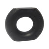 Sagebrook Home 18700-03 Wood, 8" Donut Vase, Black