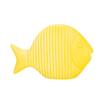 Sagebrook Home 17797-01 Ceramic, 12" V Striped Fish, Yellow