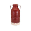 IMAX Worldwide Home Vermont Small Vase with Metal Handles