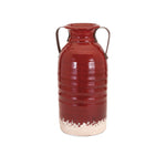 IMAX Worldwide Home Vermont Small Vase with Metal Handles