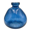 Sagebrook Home 18554-01 Glass, 8" Balloon Vase, Blue