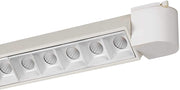 Benzara 40 Watt Linear Metal Track Fixture with Adjustable Angles, White