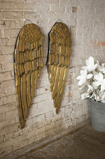 Kalalou CFN1005 Painted Wooden Angel Wings Set of 2