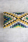Kalalou NES1053 Lumbar Pillow  -  Green, Blue, and Yellow