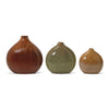 IMAX Worldwide Home Myanmar Vases Set of 3