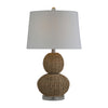 Sagebrook Home 51252 Rattan 25" Table Lamp, Natural