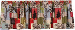 Benzara Finlay Lined Polyester Valance with Wildlife Prints and 2 Inch Header, Multicolor