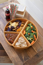 Kalalou CDV2085 Peace Sign Chip And Dip Tray