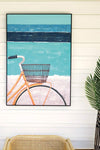 Kalalou CAR1613 Oil Painting Bicycle