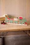 Kalalou CMN1387 Wooden Christmas Train