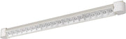 Benzara 40 Watt Linear Metal Track Fixture with Adjustable Angles, White