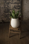 Kalalou CPH3370 White Ceramic Urn