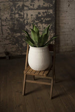 Kalalou CPH3370 White Ceramic Urn