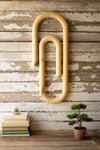 Kalalou H4009 Wood Paper Clip Wall Hanging