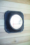 Kalalou CHYK1127 Round Metal Mirror with Square Frame