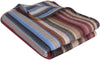 Benzara Phoenix Fabric Throw with Striped Prints, Multicolor