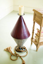 Kalalou NRAC1008 Iron Buoy Candle Stand