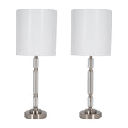 Sagebrook Home 51195 Set of 2 Crystal 24
