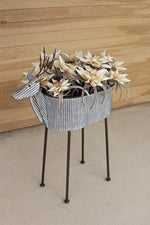 Kalalou CMN1398 Metal Reindeer Planter - Long Legs