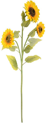 Vickerman FA187501 53" Artificial Yellow Sunflower Spray