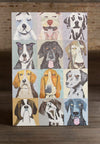 Kalalou CAR1223 Oil Painting Emotional Dogs