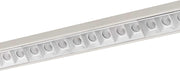 Benzara 40 Watt Linear Metal Track Fixture with Adjustable Angles, White