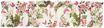 Benzara Atlanta Fabric Window Valance with Butterfly Prints, Multicolor