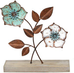 Kalalou A6221 Metal Flower Table