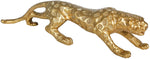 Sagebrook Home 14700 5" Resin Leopard Tabletop Decor, Gold