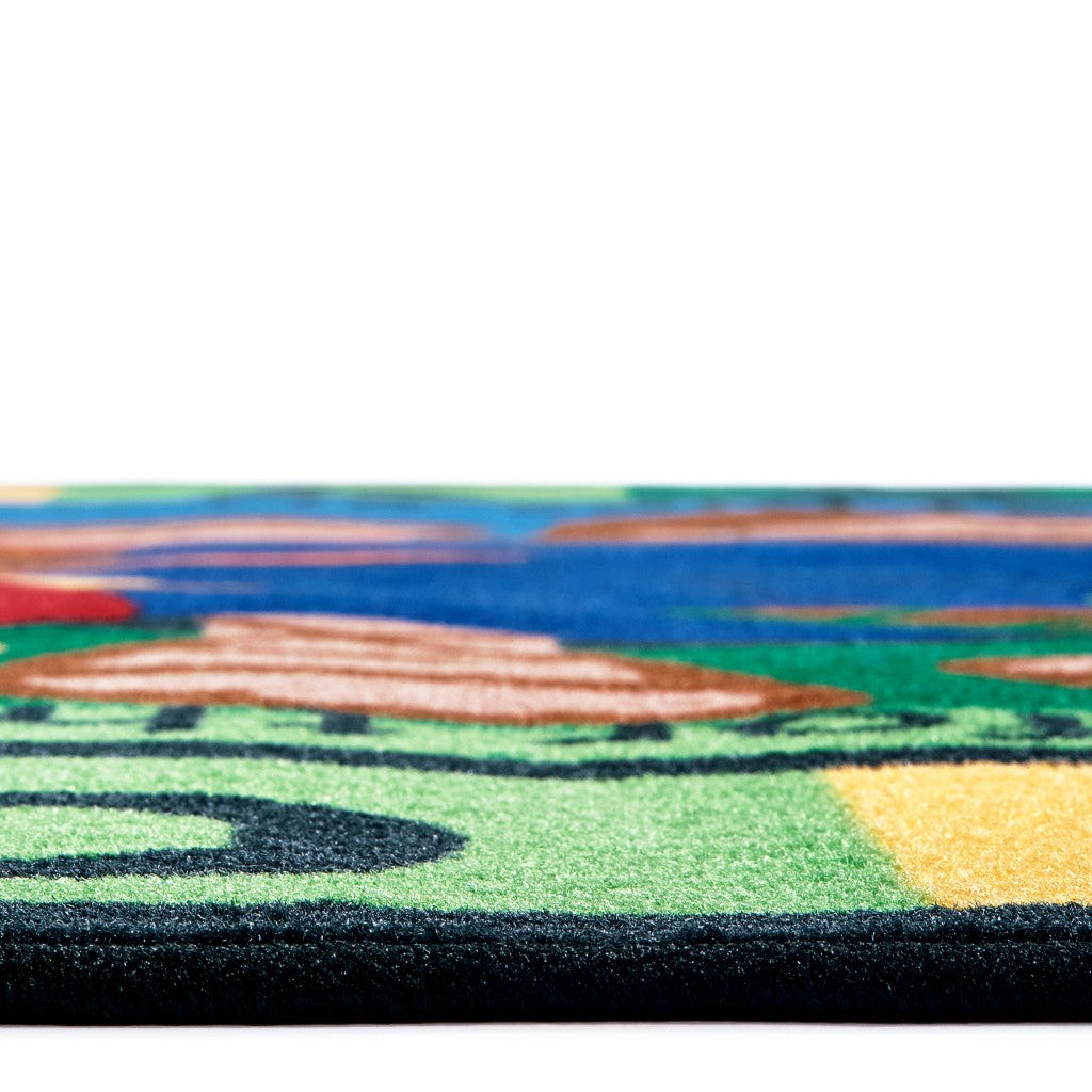 Jesus Loves Rug Carpets for Kids Jesus Loves the Little Children Learning Rug, Oval ...