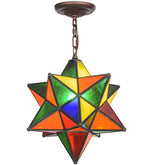 Meyda Lighting 72849 12" Wide Moravian Star Pendant