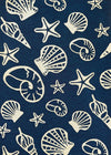 Couristan Outdoor Escape Cardita Shells 5'6" X 8' Rectangular Indoor/Outdoor  Transitional Rug
