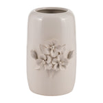 Sagebrook Home 17992 Ceramic, 8" Flower Bunch Vase, Ivory