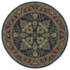 Kaleen Rugs Tara Rounds Collection 7705-22 Navy Area Rug