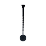 Sagebrook Home 18196-01 Metal, 30" Twisted Floor Taper Candleholder, Black