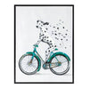 IMAX Worldwide Home Pongo on a Bike Oil Painting
