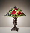 Meyda Lighting 78364 24" High Tiffany Rosebush Table Lamp