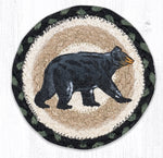 Earth Rugs LC-116 Mama Bear Round Large Coaster 7``x7``