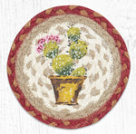 Earth Rugs LC-617 Cactus Round Large Coaster 7``x7``