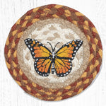 Earth Rugs LC-630 Monarch Round Large Coaster 7``x7``