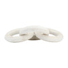 Sagebrook Home 17383-06 21" 3 Wooden Rings, White