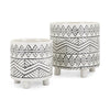 IMAX Worldwide Home Ratlif Planters - Set of 2