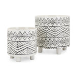 IMAX Worldwide Home Ratlif Planters - Set of 2