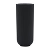 Sagebrook Home 17122-06 Ceramic, 11" Ridged Vase, Black